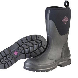 Women's Chore Mid Classic Boot (Black with Pink)
